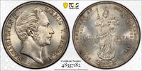 Bavaria 2 Gulden German States Bavaria 1855 Two Gulden PCGS MS 65 STG UNC/BU MADONNA -