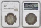 GERMANY TALER Germany States Baden 1857 Taler Coin Thaler NGC PF 63 PP PROOF KEY YEAR TOP POP -