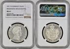 GERMANY TALER German State Brunswick Wolfenbuttel 1871 B Taler Coin Thaler NGC MS 61 F.STG UNC -