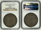 GERMANY TALER German States Hamburg 1764 Taler Coin Thaler NGC MS 62 VZ/F.STG UNC VARIETY RARE -