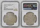 GERMANY TALER German States Mansfeld-Bornstedt 1606 Taler Coin Thaler NGC MS 61 VZ/F.STG UNC -