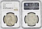 GERMANY 2 Gulden German States Baden 1822 2 Gulden Coin Thaler NGC MS 62 Taler F.ST/STG RARE -