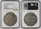 GERMANY TALER German State Schwarzburg-Rudolstadt 1780 Taler Coin Thaler NGC UNC VZ/F.STG RARE -