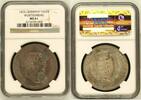 GERMANY TALER German States Wurttemberg 1825 Taler Coin NGC MS61 VZ/F.STG Thaler VARIETY RARE -