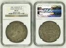 GERMANY 2 Talers German States Hesse-Darmstadt 1841 2 Talers Coin Thaler NGC MS62 VZ/STG UNC RARE -