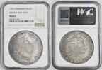 GERMANY TALER German State Lubeck 1727 Taler Coin Thaler NGC MS 63 F.STG UNC SEDE VACANTE RARE -