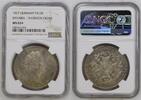 GERMANY TALER German States Bavaria 1827 Taler Coin Thaler NGC MS63+ F.STG/STG Theresien Order -