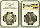 GERMANY TALER German States Bavaria 1828 Taler Coin Thaler NGC MS 63 F.STG/STG Constitution -