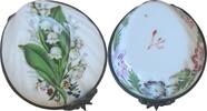 Frankreich Limoges France Porcelain Trinket Box Lily of the Valley Rare Horseshoe Clasp 2 -