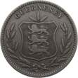Guernsey 8 Doubles 1902 Edvard VII. VF