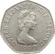 Jersey 50 Pence 1990 Elisabeth II. fvz