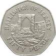 Jersey 50 Pence 1990 Elisabeth II. fvz