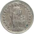 Schweiz 1/2 Franken 1945 VF