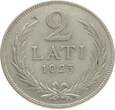 Lettland 2 Lati 1925 vf