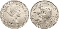 Neuseeland 1 Shilling Elisabeth II. -