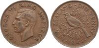 Neuseeland 1 Penny Georg VI. -