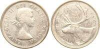 Kanada 25 Cent 1964 Elisabeth II., 1952-2022 ss 9,00 EUR  Excl. 10,00 EUR Verzending