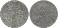 B&ouml;hmen und M&auml;hren 20 Heller 1942 fss 6,00 EUR  Excl. 10,00 EUR Verzending