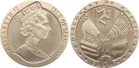 Isle of Man 1 Crown 1992 Elisabeth II., Enddeckung Amerikas stgl 12,00 EUR  Excl. 10,00 EUR Verzending