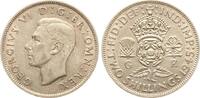 Gro&szlig;britannien two Shillings (Florin) 1945 Georg VI., 1936-1952 fvz/vz 14,00 EUR  Excl. 10,00 EUR Verzending