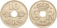 F&aelig;r&oslash;rene 10 &Oslash;re 1941 Christian X., 1912-1947 von D&auml;nemark ss-vz 35,00 EUR  Excl. 15,00 EUR Verzending