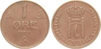 Norwegen 1 &Oslash;re 1927 H&aring;kon VII., 1905-1957, seltenes Jahr vz 62,00 EUR  Excl. 15,00 EUR Verzending