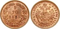 &Ouml;sterreich/Haus Habsburg 5/10 Kreuzer 1885 Franz Josef, 1848 - 1916 stgl 28,00 EUR  Excl. 15,00 EUR Verzending