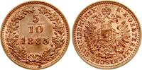 &Ouml;sterreich/Haus Habsburg 5/10 Kreuzer 1885 Franz Josef, 1848 - 1916 stgl 28,00 EUR  Excl. 15,00 EUR Verzending