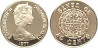 Solomonen 20 Cents 1977 Elisabeth II. stgl 4,00 EUR  Excl. 10,00 EUR Verzending