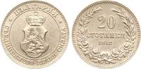 Bulgarien 20 Stotinki 1912 Ferdinand I. 1887-19018, als Zar fvz 3,00 EUR  Excl. 10,00 EUR Verzending