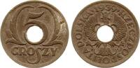Polen 5 Groszy 1939 2. Republik fvz 5,00 EUR  Excl. 10,00 EUR Verzending