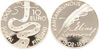 Finnland 10 Euro 2002 Zum Gedenkan an Elias L&ouml;nnrot pp 55,00 EUR  Excl. 15,00 EUR Verzending
