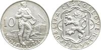Tschechoslowakei 10 Korun Slovakischer Aufstand -