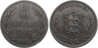 Guernsey 8 Doubles Edvard VII. -