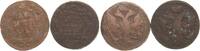 Russland Denga (1/2 Kopeke) Lot von 2 x 1 Denga -