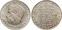 Schweden 1 Krona Gustav VI. Adolf -