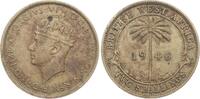 British West Africa 2 Shillings Georg VI. -