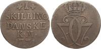 Dänemark 1 Skilling Christian VII. -