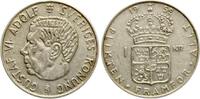 Schweden 1 Krona Gustav VI. Adolf -