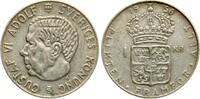 Schweden 1 Krona Gustav VI. Adolf -