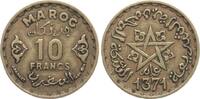 Marokko 10 Francs Mohammed V. unter französischem Protektorat -