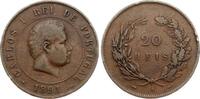 Portugal 20 Reis Carlos I. 1889-1908 -