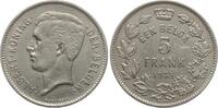 5 Francs/Een Belga 1933 Belgien Albert I., 1909-1934 fvz