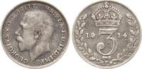 Großbritannien Threepence Georg V. -