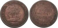 Großbritannien Halfpenny Token Token der Patent Sheathing Nail Manufactory in Bristol -