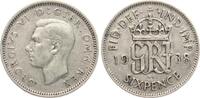 Großbritannien Sixpence Georg VI., 1936-1952 -
