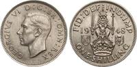 Großbritannien Shilling Georg VI., 1936-1952, schottischer Löwe -