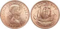 Großbritannien 1/2 Penny Elisabeth II., 1936-1952, the Golden Hind -