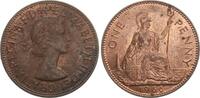 Großbritannien One Penny Elisabeth II., 1952-2022 -