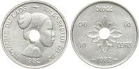 Laos 10 Cents Königreich, Sisavang Vong -